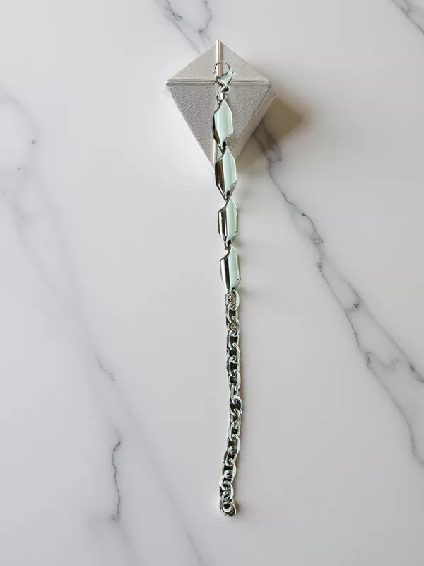 Men's Geometric Plate Bracelet