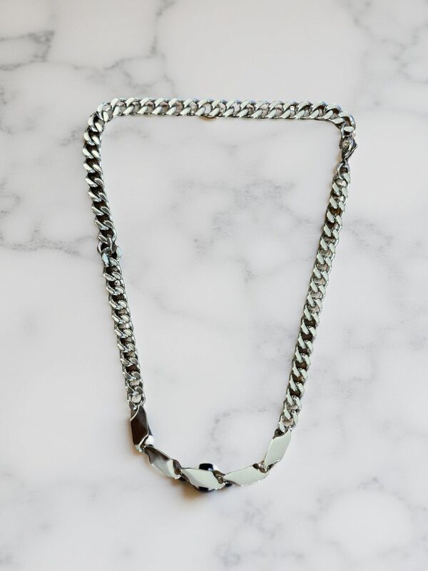 Men's Geometric Plate Bracelet