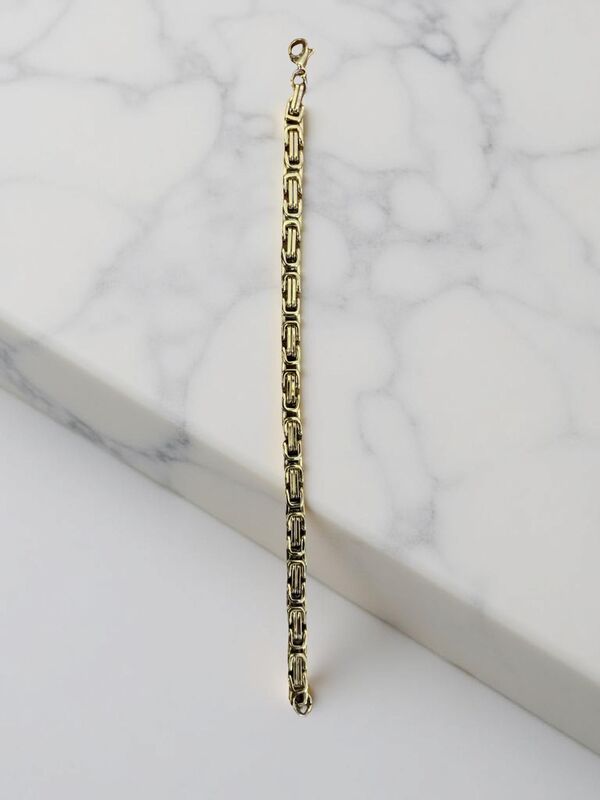 Gold King Chain Bracelet