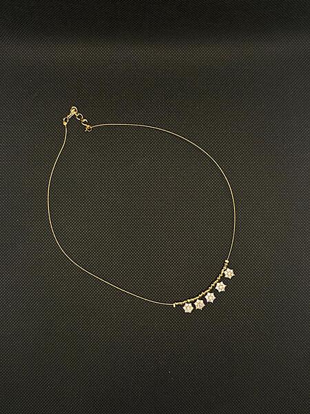 Invisible chain with traditional VAIRA THODU Pendent