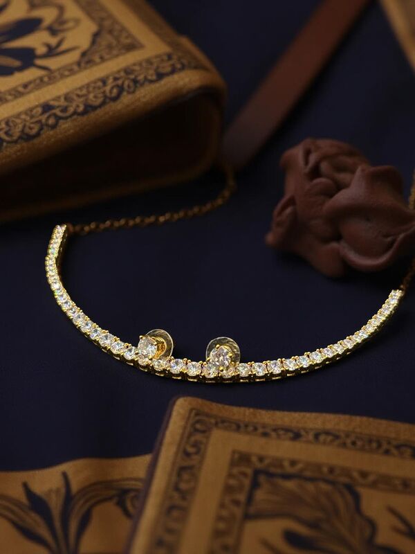 AD Stoned Choker with Studs