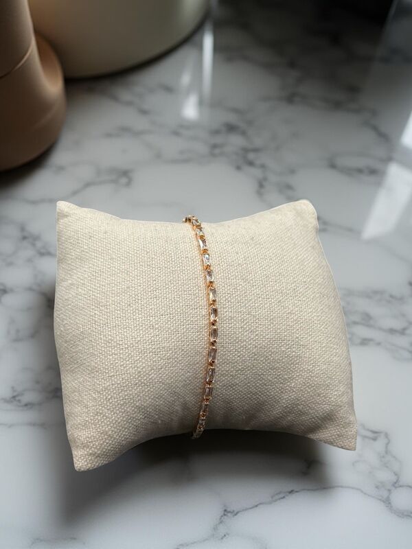 Minimalist Gold CZ Bracelet