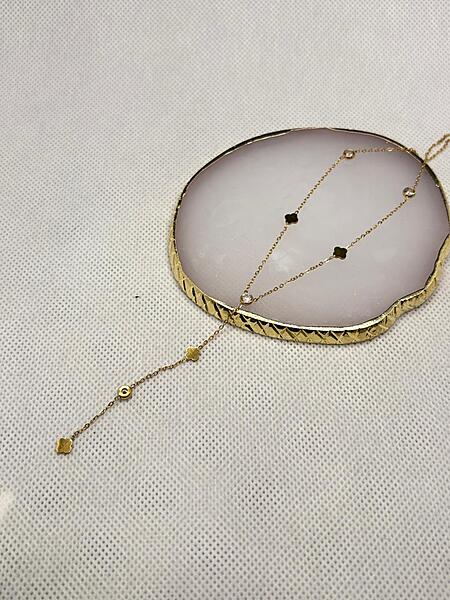 Clover Lariat Y-Necklace