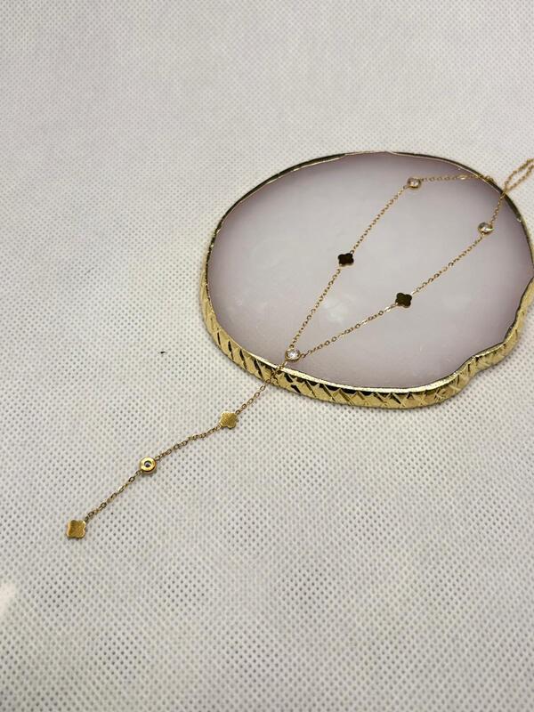 Clover Lariat Y-Necklace