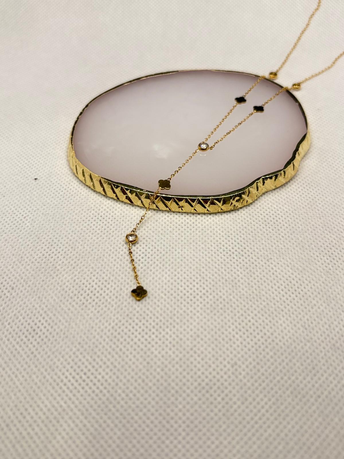 Clover Lariat Y-Necklace