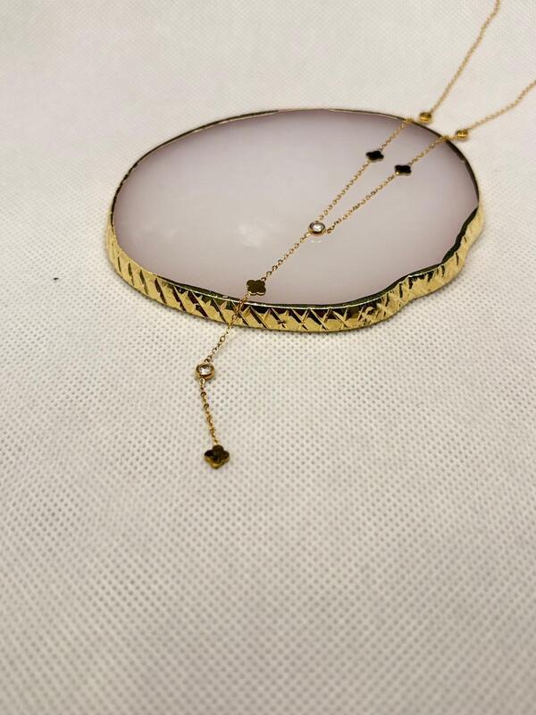 Clover Lariat Y-Necklace