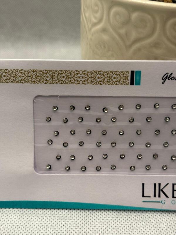 Black-Maroon Stone Bindi Sheet