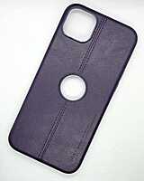 Leather Logo Cut Case