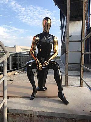 Full Fibreglass Two Tone Male Mannequins Full Fibreglass Two Tone Male Mannequins