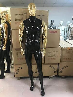 Razor Face Full Fibreglass Two Tone Male Mannequin Razor Face Full Fibreglass Two Tone Male Mannequin