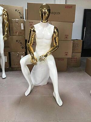 Full Fibreglass Two Tone Male Mannequins Full Fibreglass Two Tone Male Mannequins