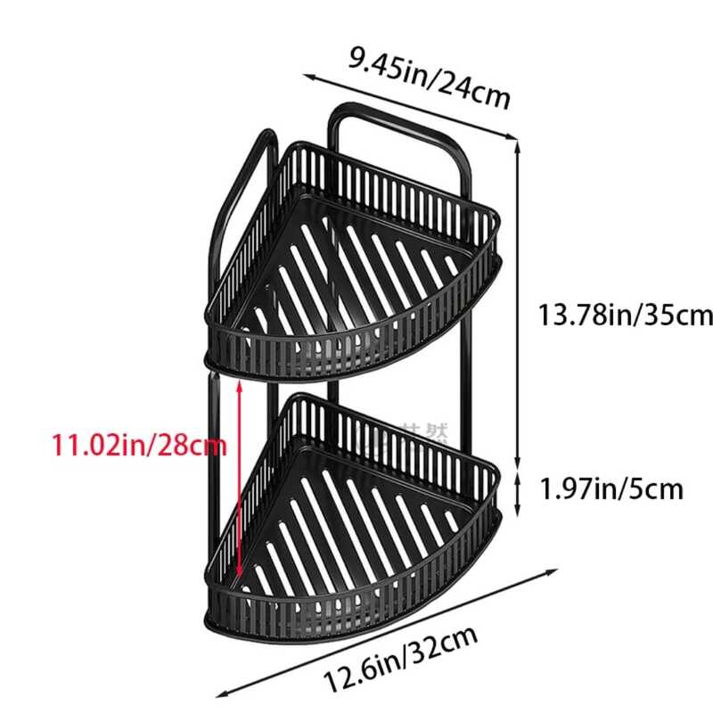 2LAYERS CORNER/TABLE TOP STORAGE