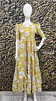 Delta Crepe Fabric: 'Budget Buddy' Yellow