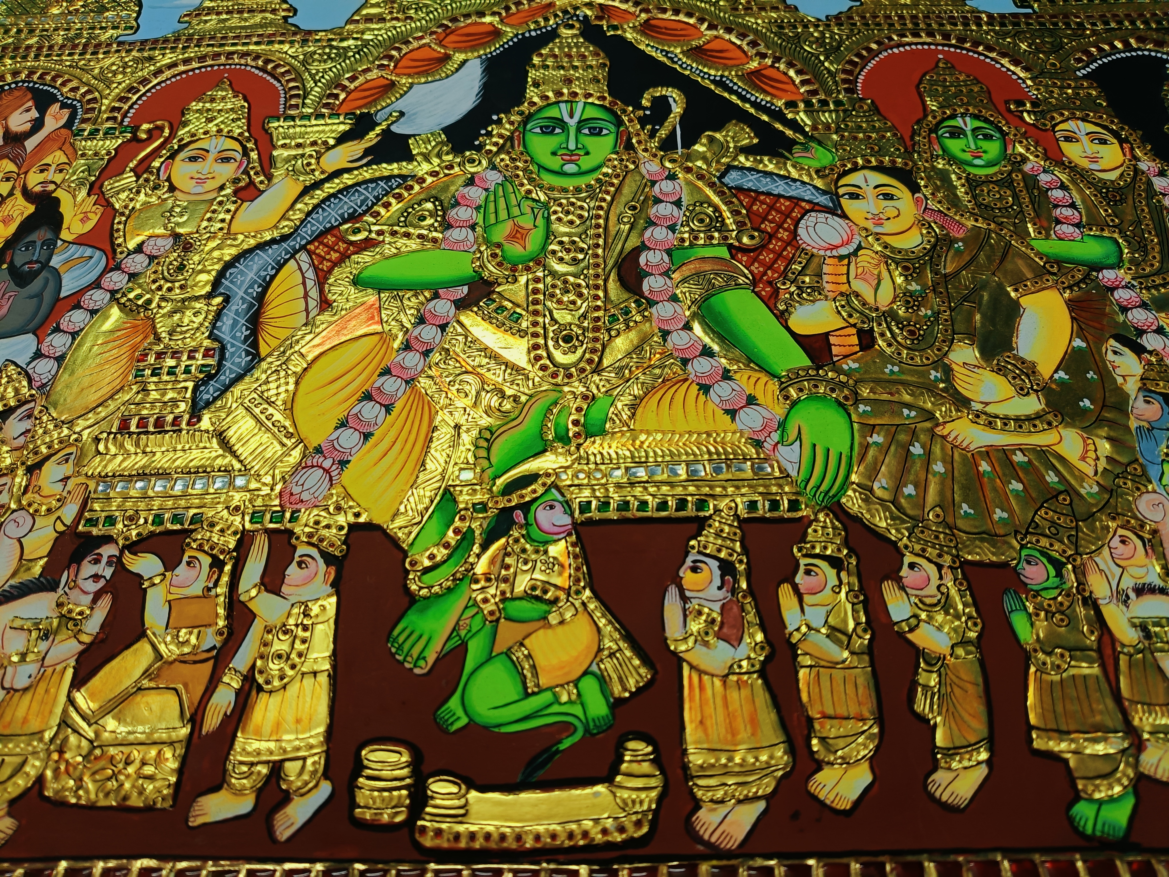 Ramar Pattabishegam - Chola Impressions Masterpiece Painting