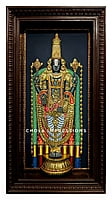 Exclusive Lord Balaji Realistic Tanjore Painting -  with American Diamonds Exclusive Lord Balaji Realistic Tanjore Painting -  with American Diamonds