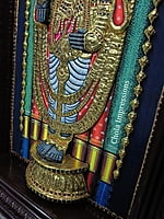 Exclusive Lord Balaji Realistic Tanjore Painting -  with American Diamonds Exclusive Lord Balaji Realistic Tanjore Painting -  with American Diamonds