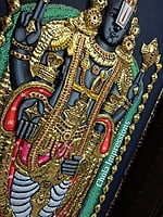 Exclusive Lord Balaji Realistic Tanjore Painting -  with American Diamonds Exclusive Lord Balaji Realistic Tanjore Painting -  with American Diamonds