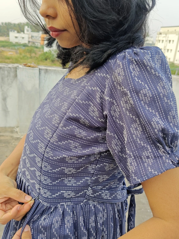 Navy Blue kantha cotton