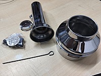 Puttu Kudam Stainless Steel with base & lid