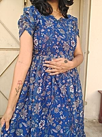 Georgette: Blue Floral