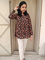 Short top: Full sleeve Black