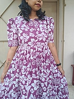 Cotton Center Zip Plum