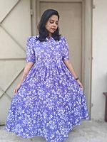 Cotton Center zip Lavender