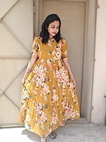 Soft Cotton: Flower Mustard