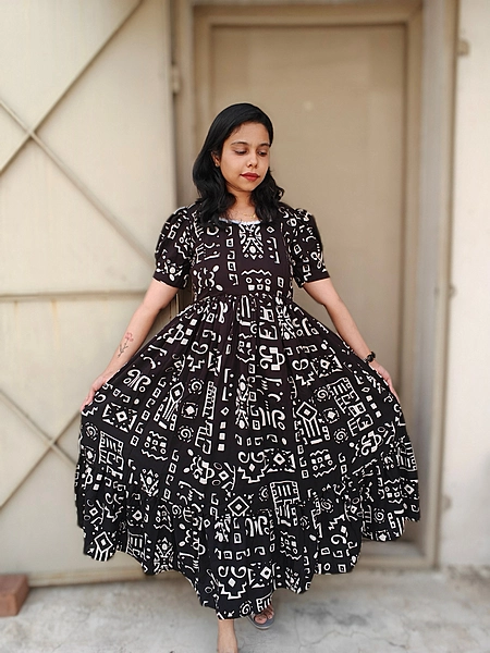 Rayon: Black Feeding Maxi