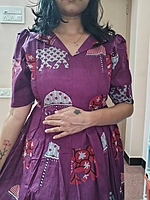 Soft Cotton: Plum Bella Feeding Dress