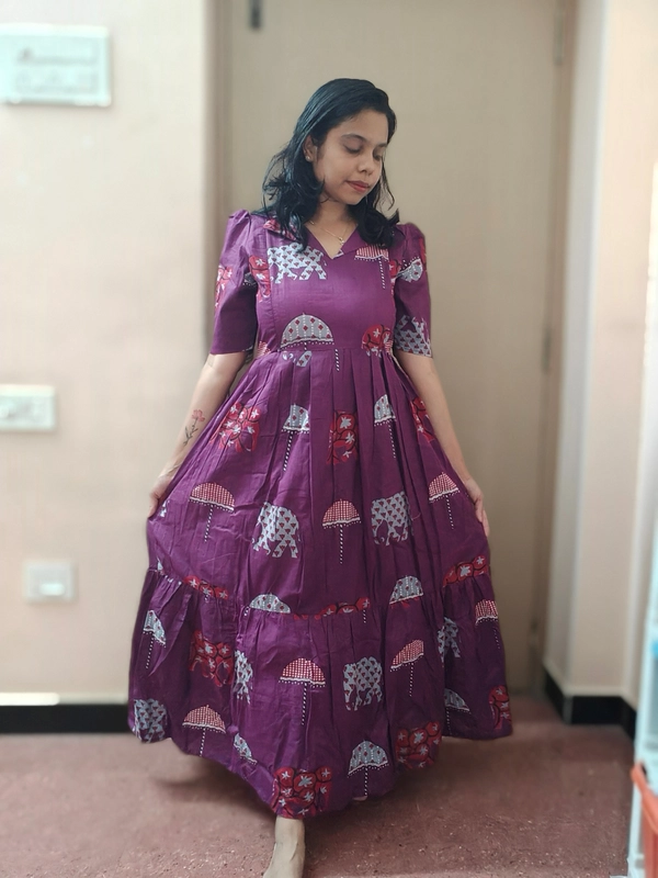 Soft Cotton: Plum Bella Feeding Dress