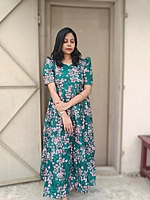 Cotton Flex: Green Meadow dress (Feeding)