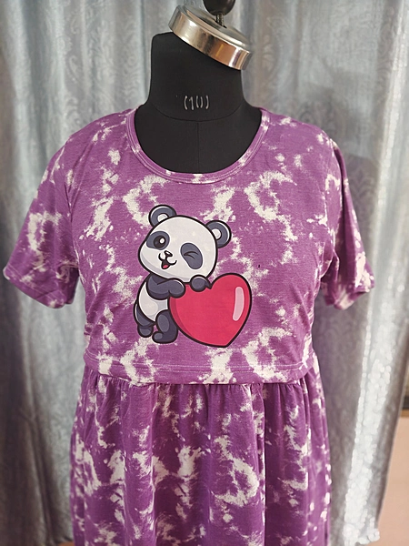 Lounge wear: Zipless & Pull up Panda Purple