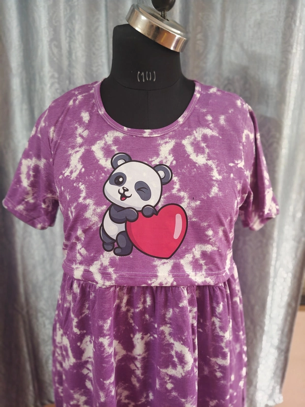Lounge wear: Zipless & Pull up Panda Purple