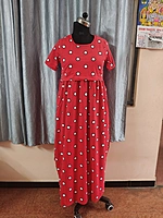Lounge Wear: Zipless & Pullup Red Polka