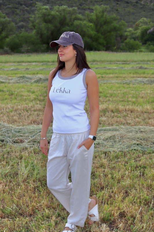 Low waisted linen pants