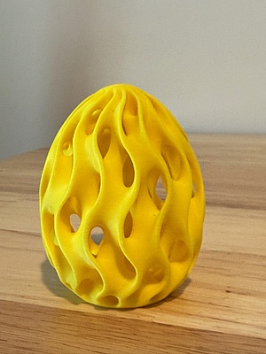 3D Printed Easter Egg with Hidden Compartment