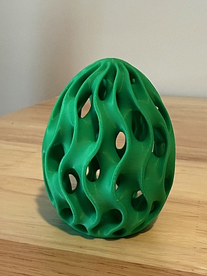 3D Printed Easter Egg with Hidden Compartment