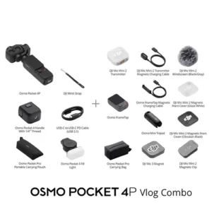 DJI Osmo Pocket 4P Vlog Combo