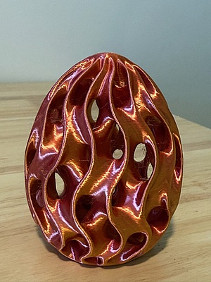 3D Printed Easter Egg with Hidden Compartment