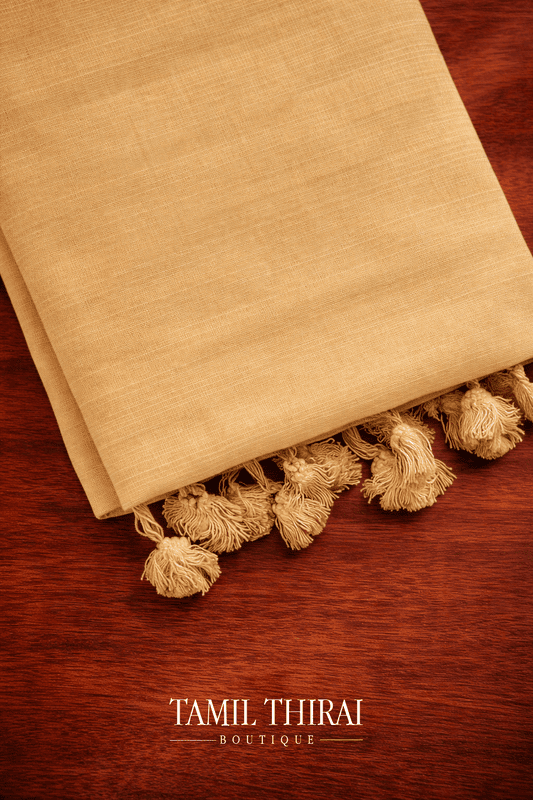 Khadi Linen Saree - Code: TT:00