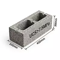 HOLLOW BLOCKS, (6''), STANDARD