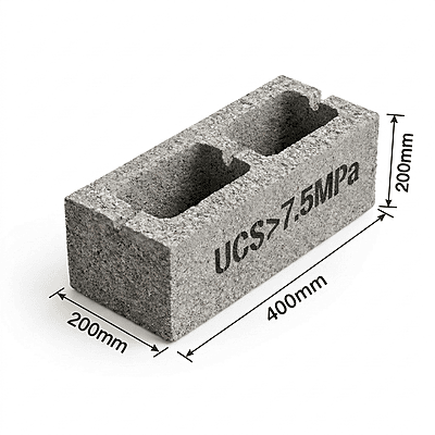 HOLLOW BLOCKS, (6''), STANDARD