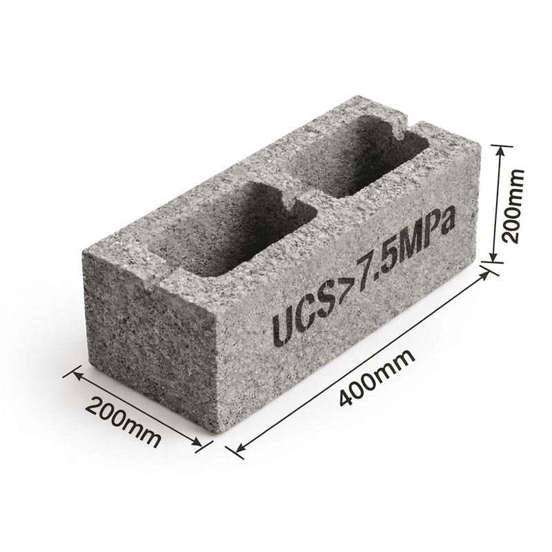HOLLOW BLOCKS, (6''), STANDARD