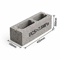 HOLLOW BLOCKS, (4''), STANDARD