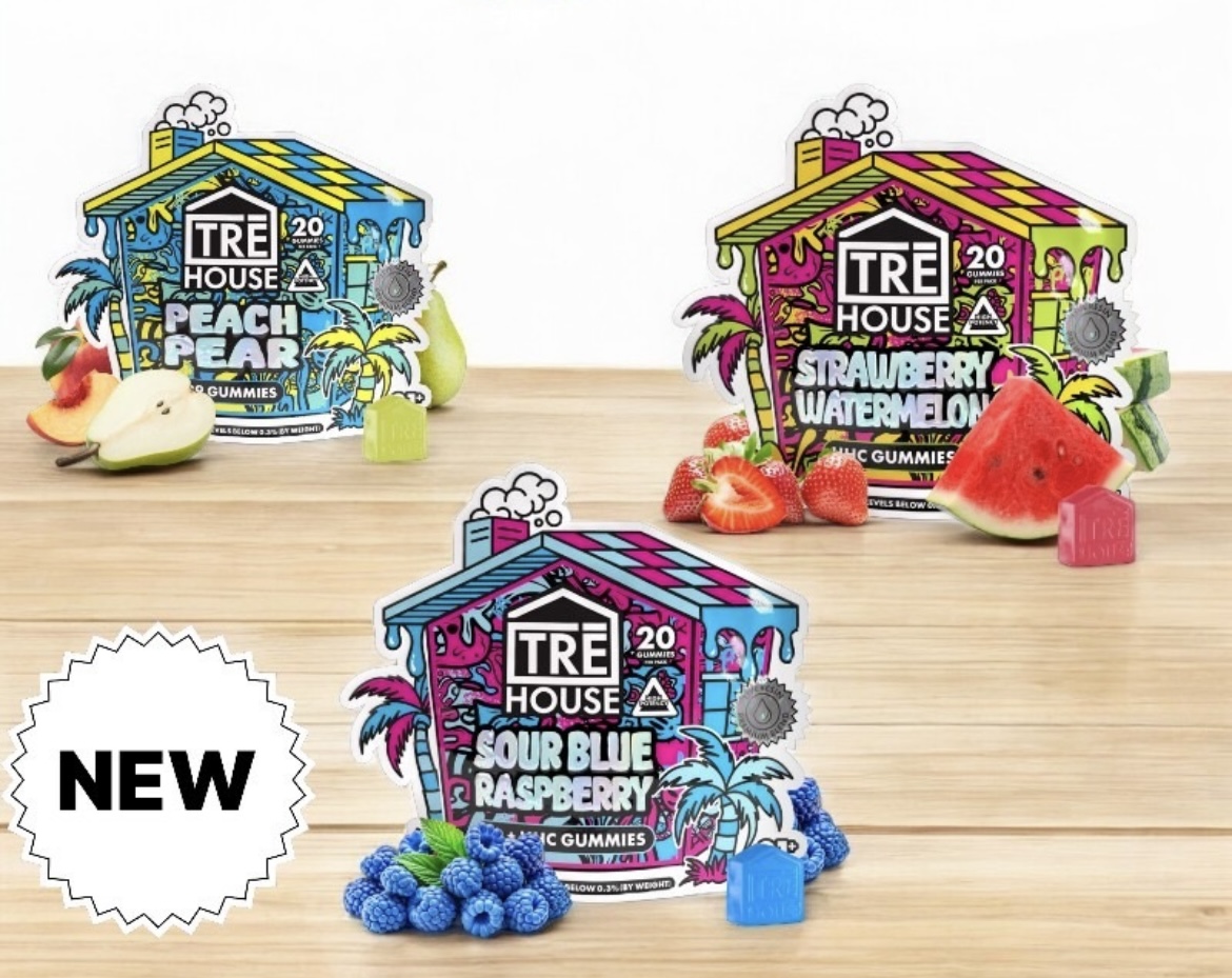 TRE HOUSE GUMMIES D9 & HHC 20PK