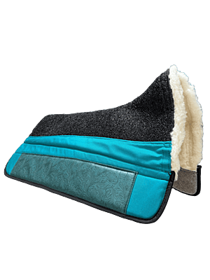32" Bright Teal with Paisley Wear Leathers 32" Bright Teal with Paisley Wear Leathers