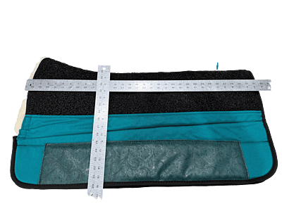 32" Bright Teal with Paisley Wear Leathers 32" Bright Teal with Paisley Wear Leathers