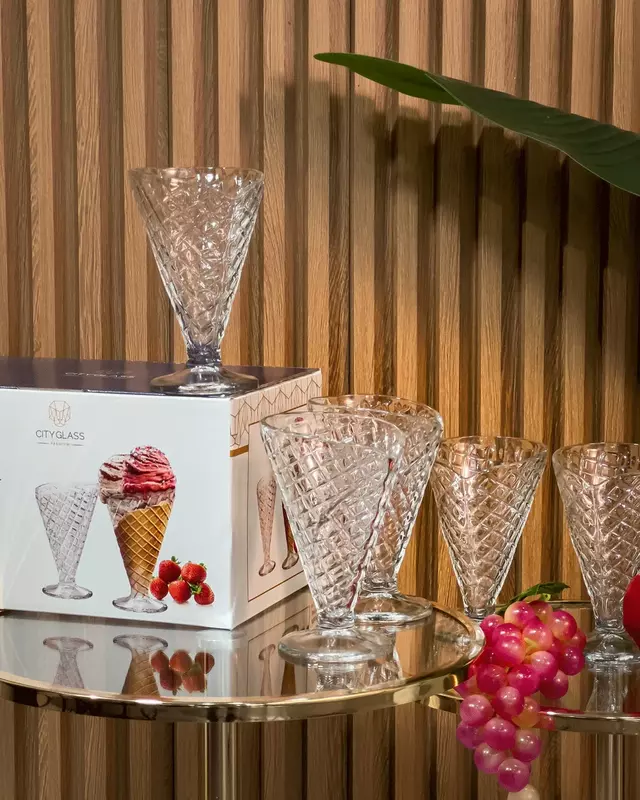 Ice cream cup set of 6
