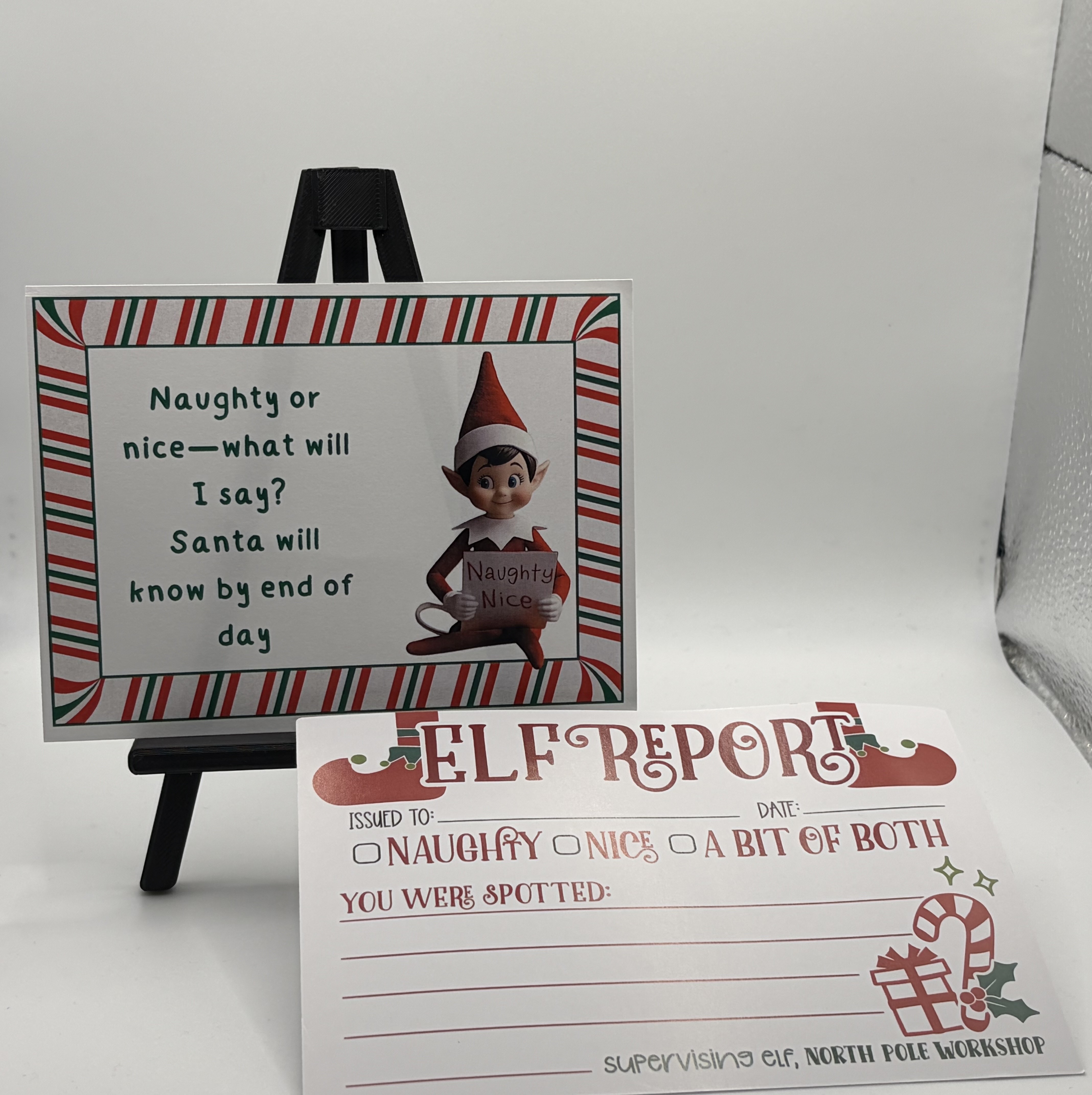 Official Elf Report Card